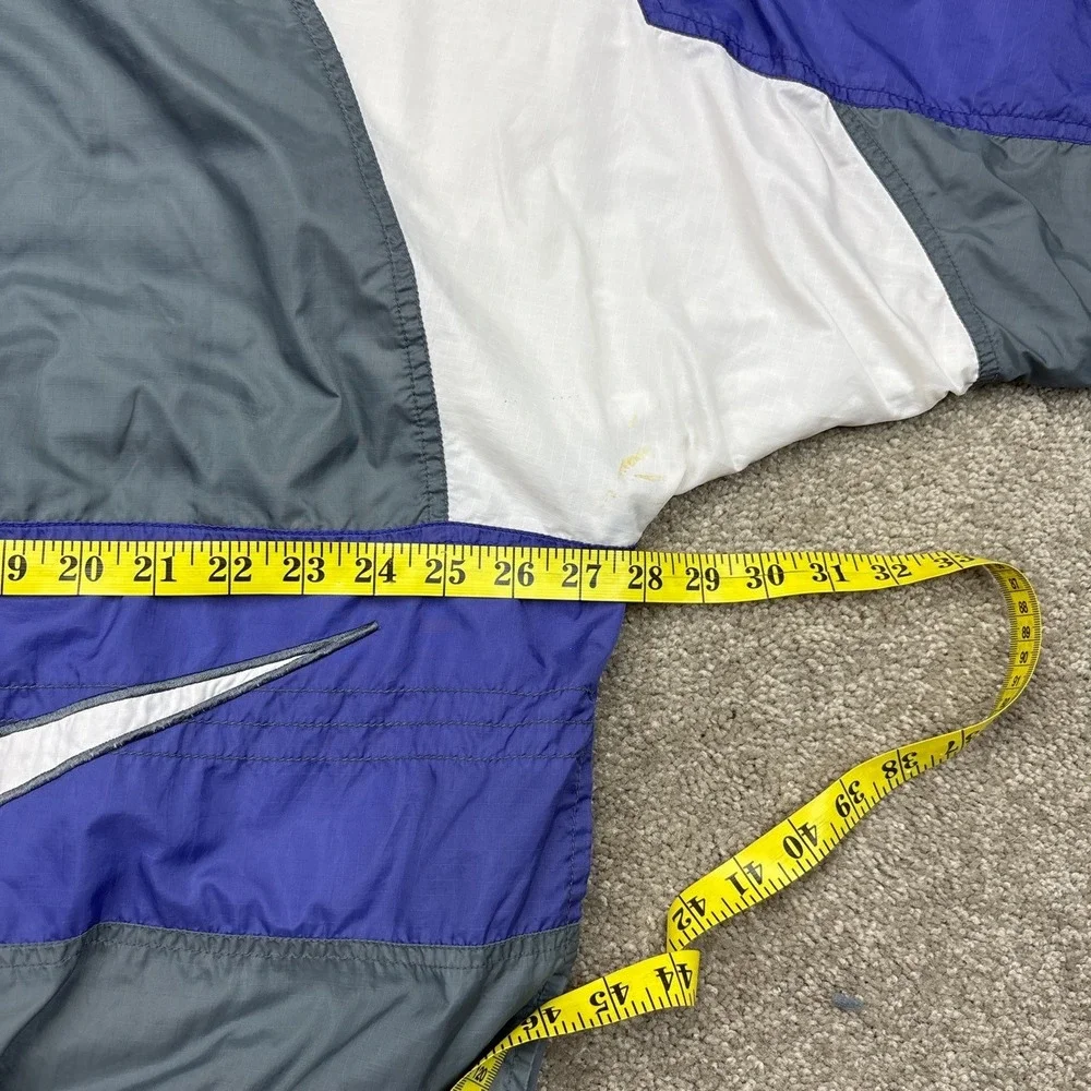Vintage 90s Nike Big Swoosh Windbreaker Jacket XL